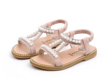 Load image into Gallery viewer, Girls Sandal - Special Occassion - New Summer Sandals Children Pearl Beading