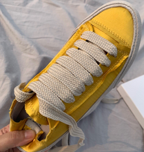 Load image into Gallery viewer, Luxury - Satin Ribbon Ballet Flats Women Espadrilles Casual Silk Fringe