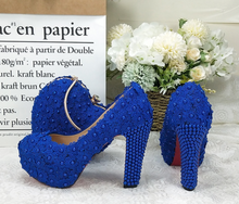 Load image into Gallery viewer, Limited Edition - Luxury Lace Shoe Set - Many colours & Sizes (Shoe + Clutch)