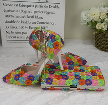 Load image into Gallery viewer, Limited Edition - Luxury Lace Shoe Set - Many colours & Sizes (Shoe + Clutch)