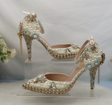 Load image into Gallery viewer, Limited Edition - Luxury Lace Shoe Set - Many colours & Sizes (Shoe + Clutch) Wedding