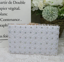 Load image into Gallery viewer, Limited Edition - Luxury Lace Shoe Set - Many colours & Sizes (Shoe + Clutch) Wedding