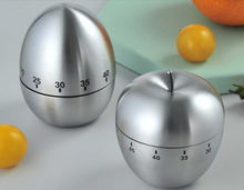 Load image into Gallery viewer, Chef Cooking Timer Kitchen Stainless Steel Eggs 60 Minutes Mechanical Alarm Clock Time Clock Time Management