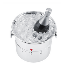 Load image into Gallery viewer, 60 Minutes Kitchen Timer Stainless Steel Timer Clock Kitchen Gadget Manual Mechanical Clockwork Cooking Alarm Reminder