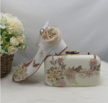 Load image into Gallery viewer, Limited Edition - Luxury Lace Shoe Set - Many Colours & Sizes (Shoe + Clutch)