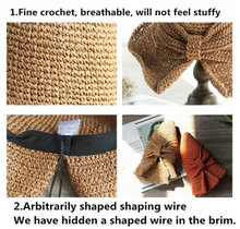 Load image into Gallery viewer, "Arna" Collection - Girls Hat/Ladies Woven - Many Colours - Floppy Style