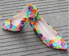 Load image into Gallery viewer, Limited Edition - Luxury Lace Shoe Set - Many Styles/Colours & Sizes (Shoe + Clutch) Wedding