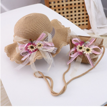 Load image into Gallery viewer, "Arna" Collection - Girls Hat - Many Colours - 2 Pieces Set - 2-8years