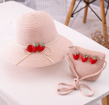 Load image into Gallery viewer, "Arna" Collection - Girls Hat - Many Colours - 2 Pieces Set - 2-8years