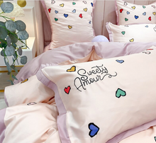 Load image into Gallery viewer, "Arna's" Collection - 7 Piece Luxury Duvet Set - Queen/King. - Jennie