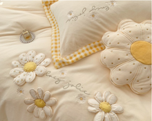 Load image into Gallery viewer, "Arna's" Collection - Luxury Flannel Velvet #D Mushrooms Bedding Set 6 piece Twin/Single