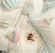 Load image into Gallery viewer, "Arna's" Collection - Luxury Flannel Velvet #D Mushrooms Bedding Set 6 piece Twin/Single