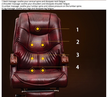 Load image into Gallery viewer, "Arna Royal Victorian Collection" Luxury Plus Furniture - Office Leather Reclining Business Chair CEO
