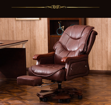 Load image into Gallery viewer, "Arna Royal Victorian Collection" Luxury Plus Furniture - Office Leather Reclining Business Chair CEO