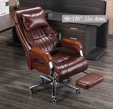 Load image into Gallery viewer, "Arna Royal Victorian Collection" Luxury Plus Furniture - Office Leather Reclining Business Chair CEO