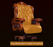 Load image into Gallery viewer, "Arna Royal Victorian Collection" Luxury Plus Furniture - Office Leather Massage Reclining Business Chair CEO