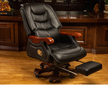 Load image into Gallery viewer, "Arna Royal Victorian Collection" Luxury Plus Furniture - Office Leather Reclining Business Chair
