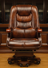 Load image into Gallery viewer, "Arna Royal Victorian Collection" Luxury Plus Furniture - Office Leather Reclining Business Chair