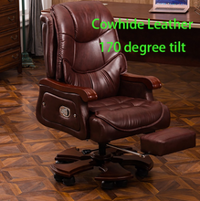 Load image into Gallery viewer, "Arna Royal Victorian Collection" Luxury Plus Furniture - Office Leather Reclining Business Chair CEO