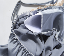 Load image into Gallery viewer, "Arna" Collection - Quality Lace 5 Piece Satin Sleepwear