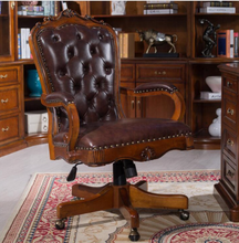 Load image into Gallery viewer, "Arna Royal Victorian Collection" Luxury Plus Furniture - Office Leather Reclining Business Chair President
