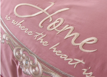 Load image into Gallery viewer, "Arna Lisa Royal Collection" - New Luxury White 100% Cotton Floral Embroidery Bedding Set