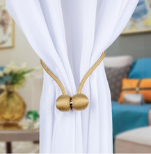 Load image into Gallery viewer, "Arna Collection" Retro/Classical Curtain Magnetic Ties - Many COLOURS x2 Pieces