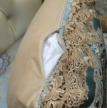 Load image into Gallery viewer, "Arna Royal Victorian Collection" European-Style Sofa Cushion Cover Luxury Embroidery