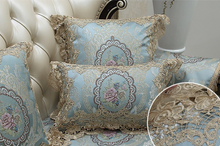 Load image into Gallery viewer, "Arna Royal Victorian Collection" European-Style Sofa Cushion Cover Luxury Embroidery