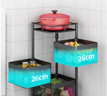 Load image into Gallery viewer, Versatile Storage Set on Casters - Multi-layer Baskets Kitchen/Bedroom/Bathroom/Sewing Room/Toys