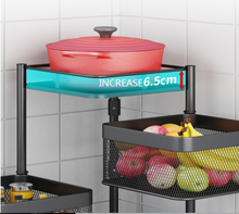 Load image into Gallery viewer, Versatile Storage Set on Casters - Multi-layer Baskets Kitchen/Bedroom/Bathroom/Sewing Room/Toys