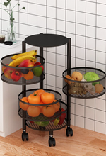 Load image into Gallery viewer, Versatile Storage Set on Casters - Multi-layer Baskets Kitchen/Bedroom/Bathroom/Sewing Room/Toys