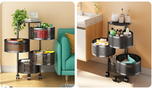 Load image into Gallery viewer, Versatile Storage Set on Casters - Multi-layer Baskets Kitchen/Bedroom/Bathroom/Sewing Room/Toys