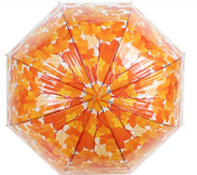 Load image into Gallery viewer, "Arna's Luxury Umbrella Collection - Transparent Leaf - Children (Beautiful Gift)