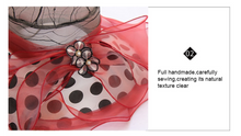 Load image into Gallery viewer, "Arna" Collection - Luxury Hats - Sheer Elegance Flower Organza Hat