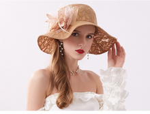 Load image into Gallery viewer, "Arna" Collection - Luxury Hats - Amazing Detail Lace - Classy & Stylish - Many Colours