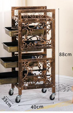 Load image into Gallery viewer, Luxury Hairdressing Salon Trolley - Barber Shop Hair Salon Trolley Retro Multi-Function - Many Styles