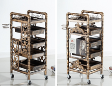 Load image into Gallery viewer, Luxury Hairdressing Salon Trolley - Barber Shop Hair Salon Trolley Retro Multi-Function - Many Styles