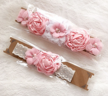 Load image into Gallery viewer, Arna's Royal Collection - Flower Belt & Head Piece (Children) Bridal