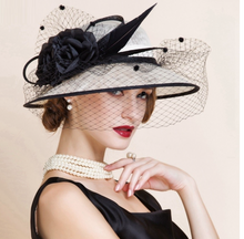 Load image into Gallery viewer, "Arna" Collection - Luxury Hats - Beautiful Elegant Style - Unique Textured Material