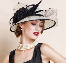 Load image into Gallery viewer, "Arna" Collection - Luxury Hats - Beautiful Elegant Style - Unique Textured Material