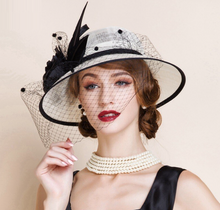 Load image into Gallery viewer, "Arna" Collection - Luxury Hats - Beautiful Elegant Style - Unique Textured Material