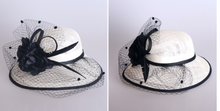 Load image into Gallery viewer, "Arna" Collection - Luxury Hats - Beautiful Elegant Style - Unique Textured Material