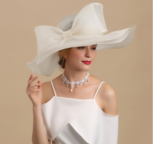 Load image into Gallery viewer, "Arna" Collection - Luxury Hats - Sheer Elegance Deluxe Style