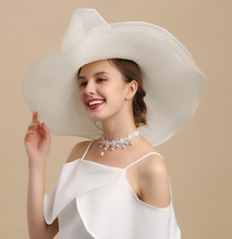 Load image into Gallery viewer, "Arna" Collection - Luxury Hats - Sheer Elegance Deluxe Style