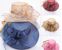 Load image into Gallery viewer, "Arna Collection" Luxury Hats - Sheer Elegance