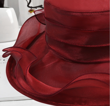 Load image into Gallery viewer, "Arna Collection" Luxury Hats - Stylish Modern Sheer Elegance