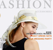 Load image into Gallery viewer, "Arna Collection" Luxury Hats - Lace floral Elegance