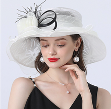 Load image into Gallery viewer, "Arna Collection" Luxury Hats - Stunning Designer Organza