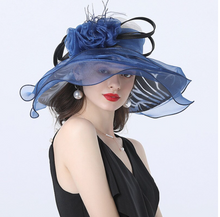 Load image into Gallery viewer, "Arna Collection" Luxury Hats - Stunning Designer Organza